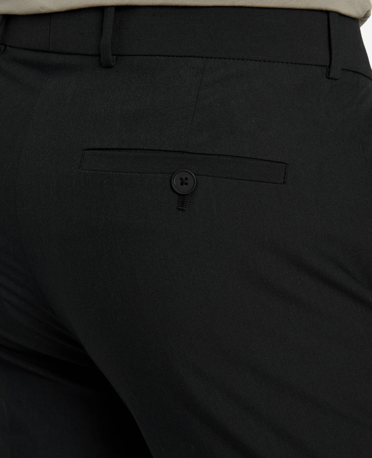 Kenneth Cole Reaction Clothing 365 Washable Suit Separate Pant pantaloni neri elasticizzati
