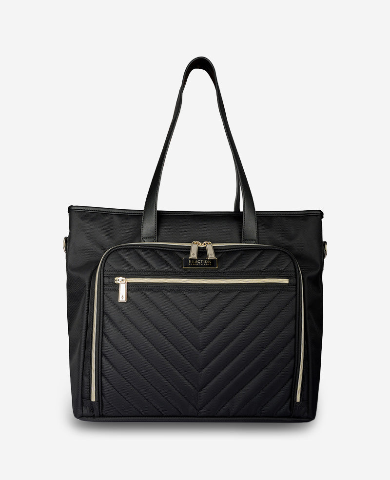 Kenneth Cole Reaction Luggage Chelsea Carry-On and Tote Bundle set trolley cabina e tote nero