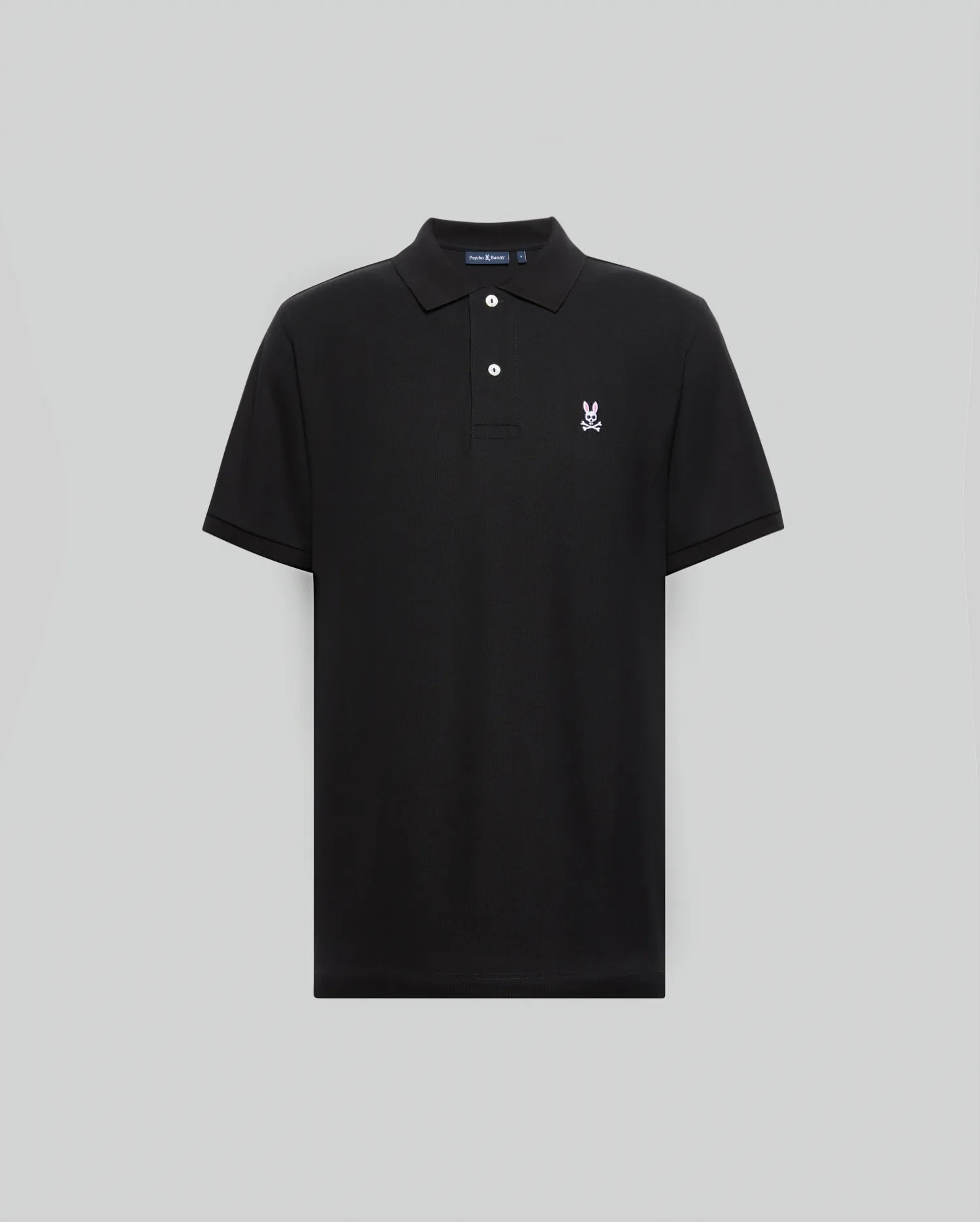 Psycho Bunny Men's Polos Classic Pique Polo Shirt B6K001ARPC polo nera