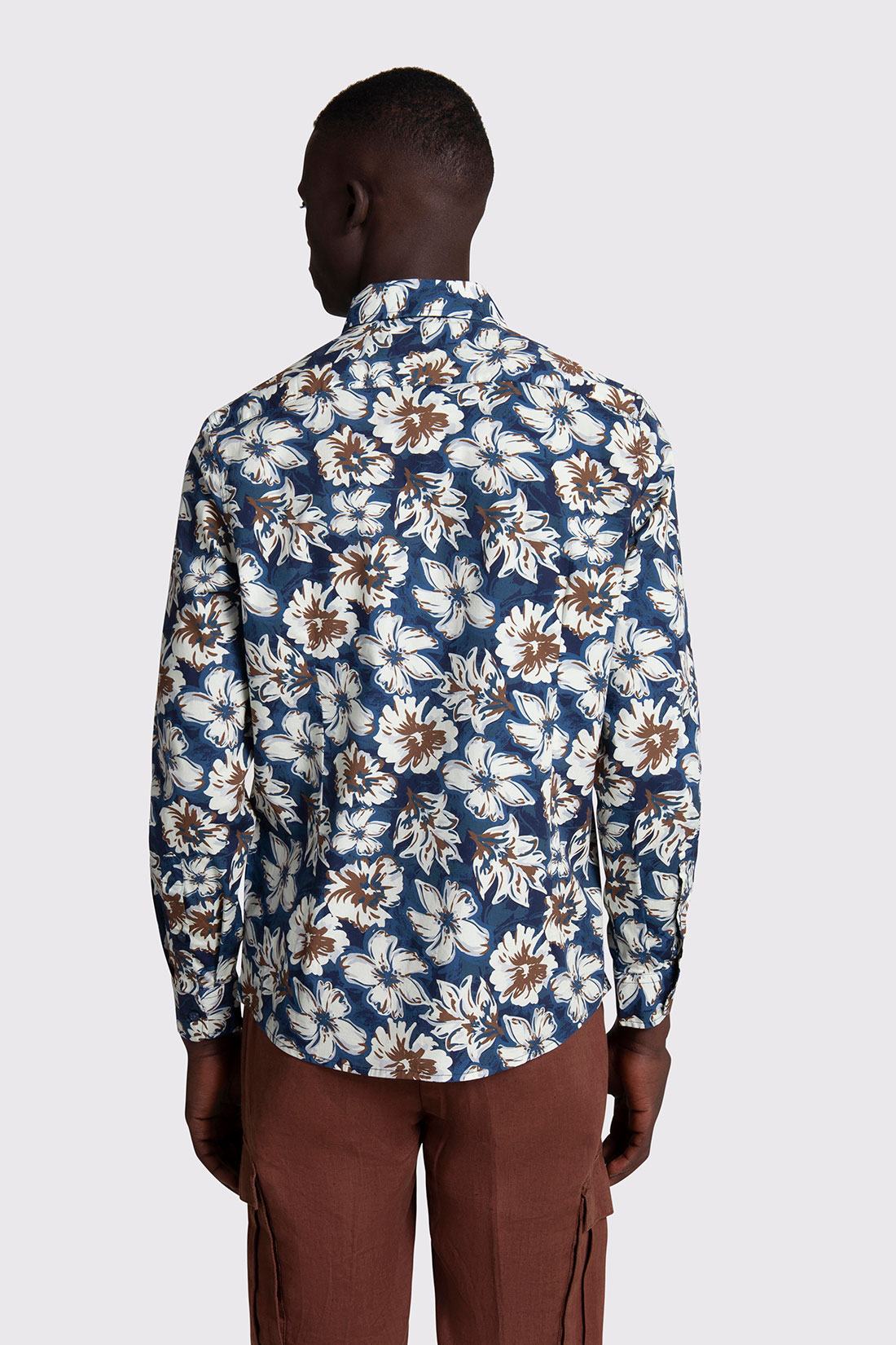 Markup Uomo Camicie Camiacia collo francese stampa fiori camicia