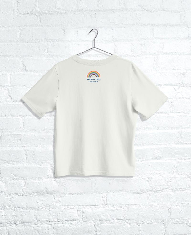 Kenneth Cole Reaction Men's LOVE Regular Tee maglietta color osso