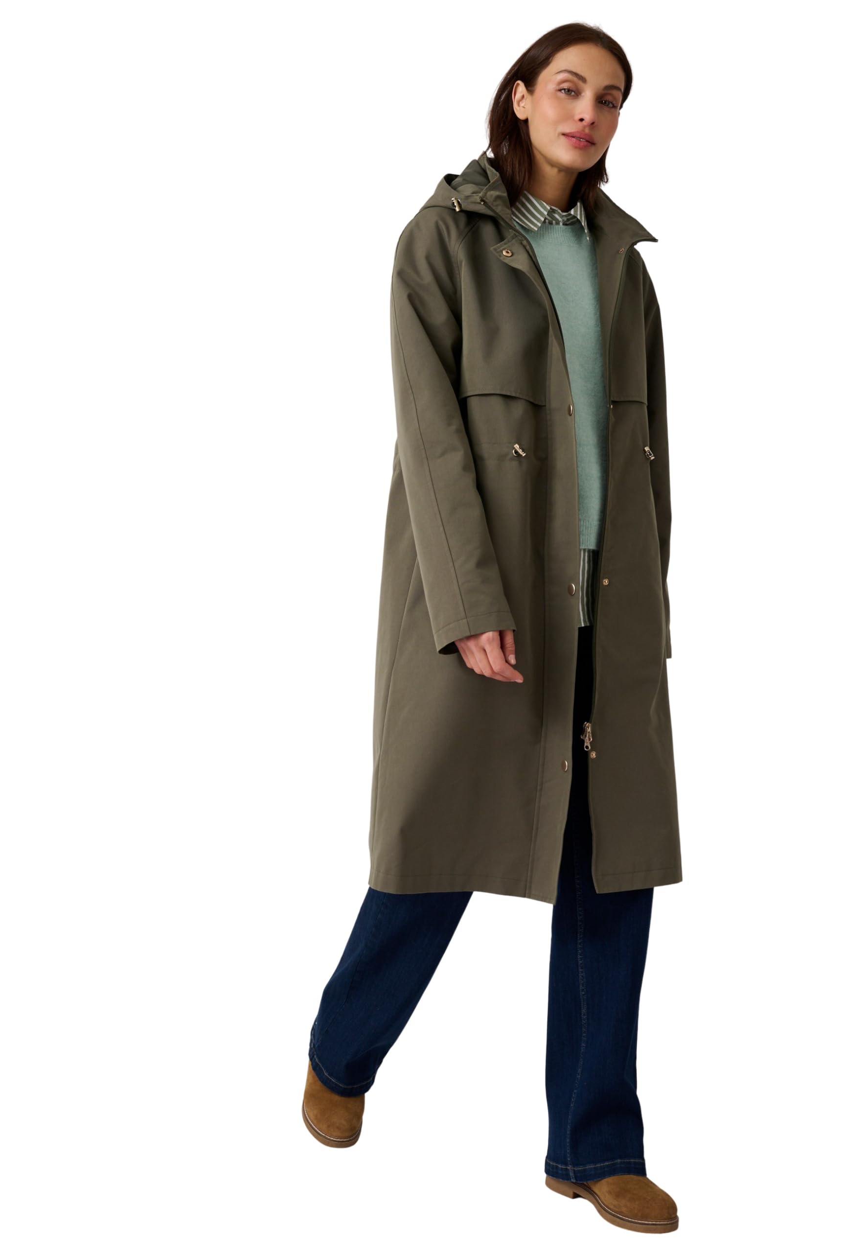 Damart Prêt-à-porter Parka donna blu marino idrorepellente