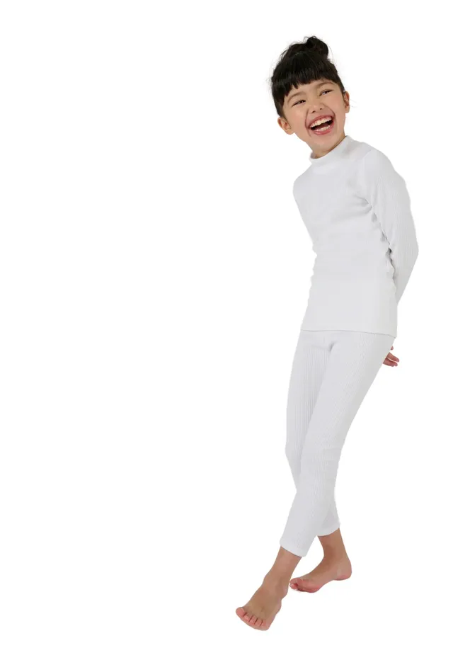 Damart Prêt-à-porter maglia Thermolactyl bambina collo alto 8 anni bianca