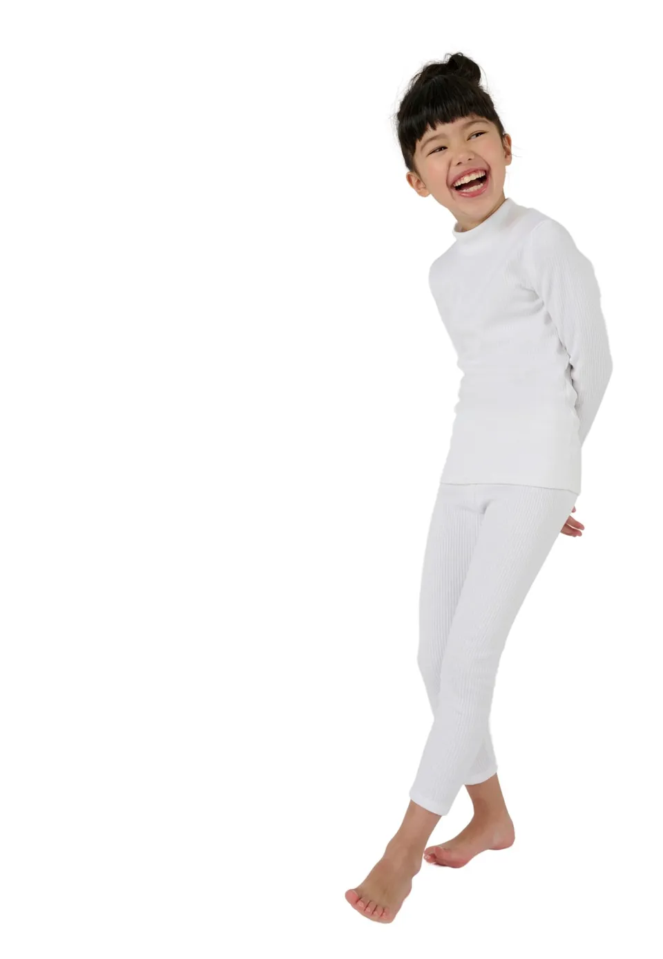 Damart Prêt-à-porter maglia Thermolactyl bambina collo alto 8 anni bianca