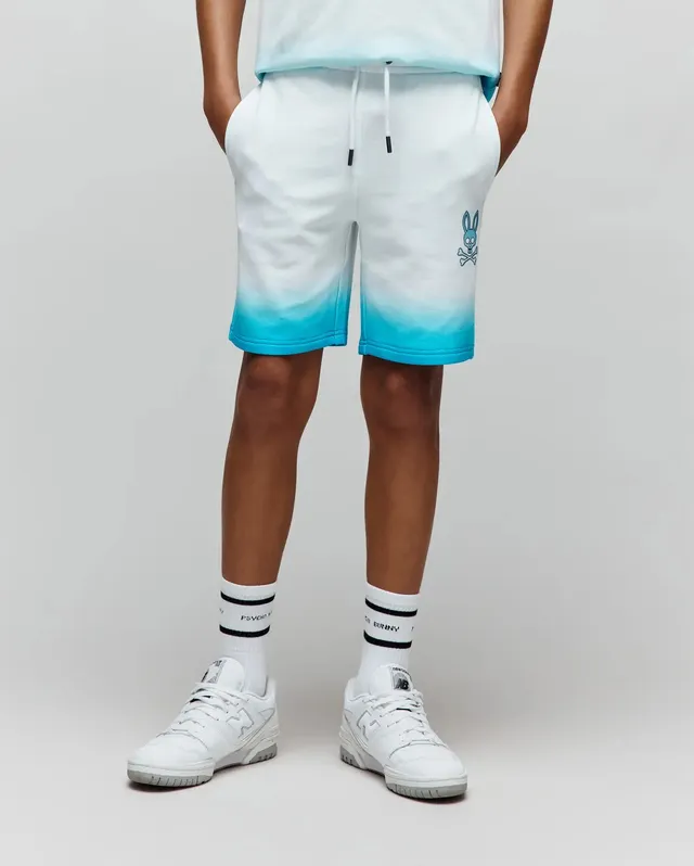 Psycho Bunny Kids Bottoms Dax Sweatshort KB0900026 shorts bianchi in cotone