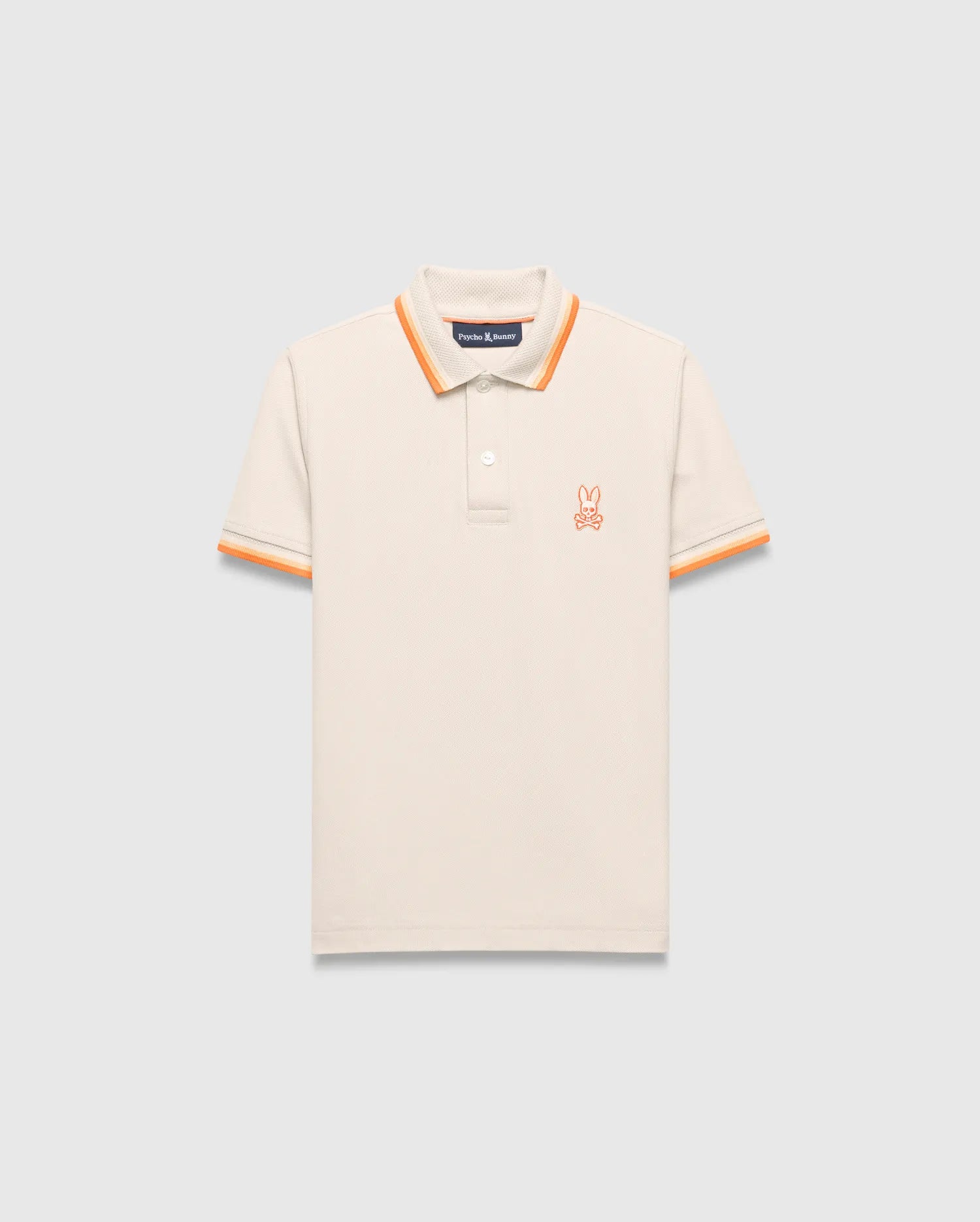 Psycho Bunny Kids Polo Shirts KIDS HOLDEN PIQUE POLO polo beige 254 cotone Pima