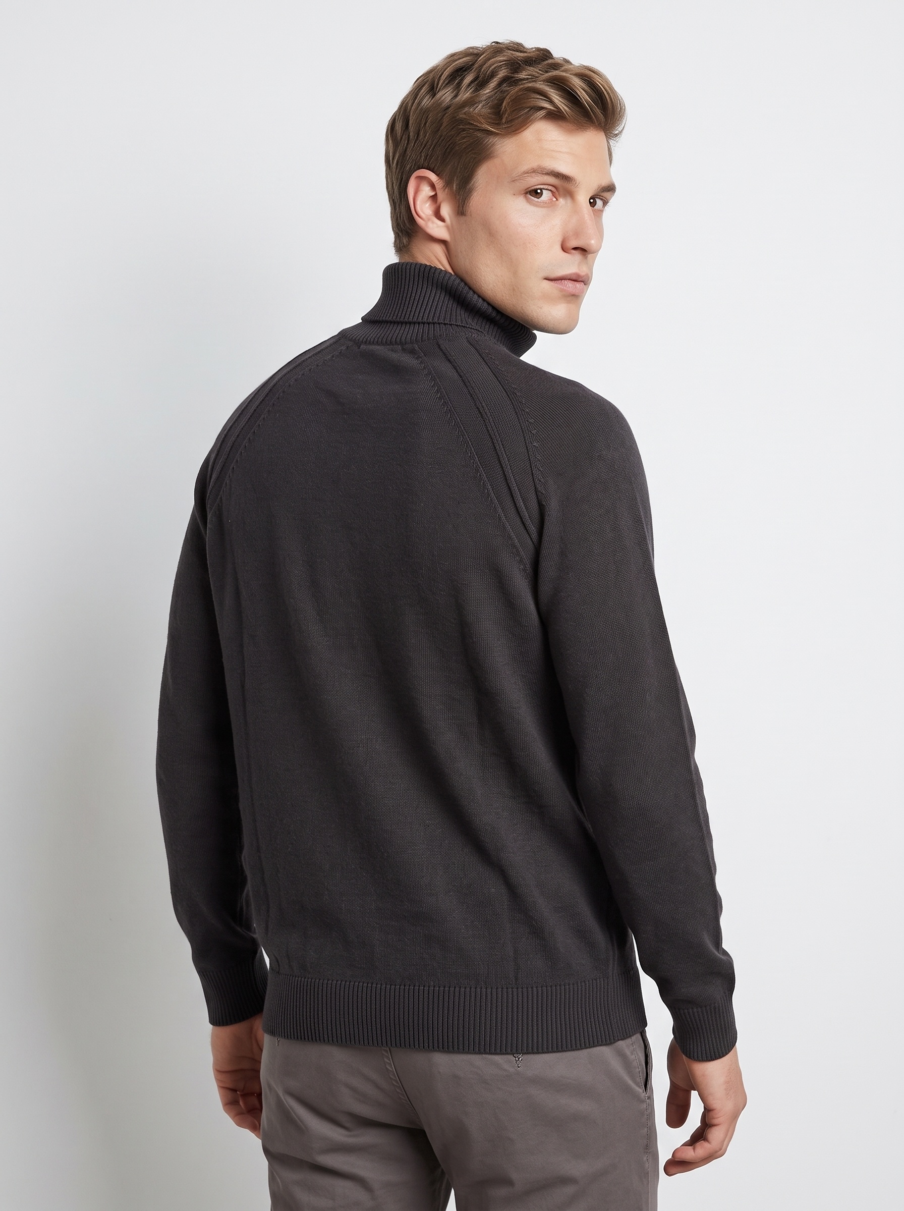 Markup Uomo Maglieria Dolcevita in cotone tech maglia