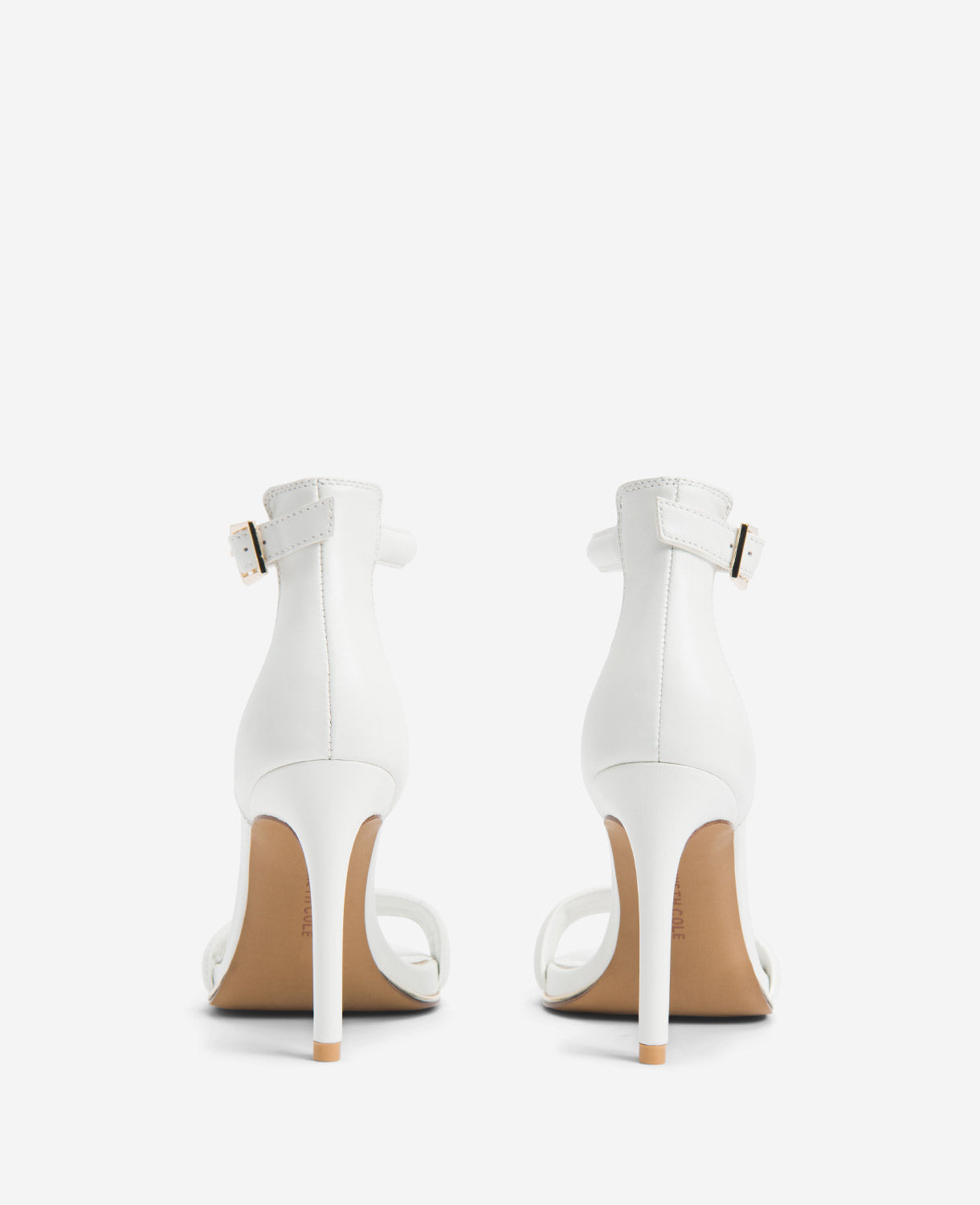 Kenneth Cole Reaction Brooke Bridal sandali con tacco avorio 5 con cinturino alla caviglia