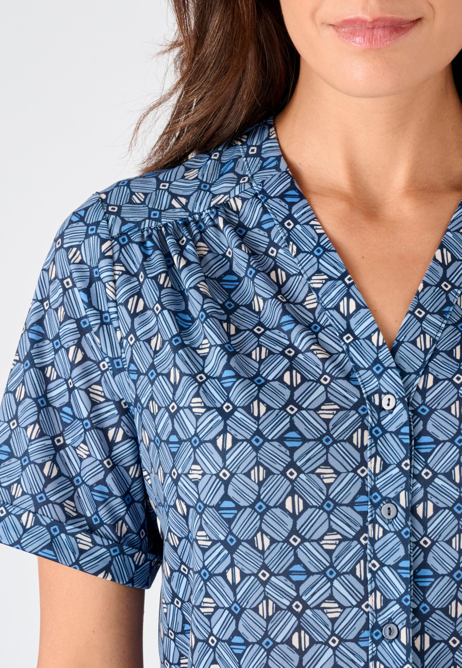 Damart Prêt-à-porter camicetta in maglia crepe donna 38-40
