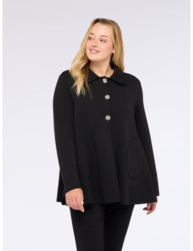 Fiorella Rubino Giacche e blazer Giacca in scuba con bottoni decorativi 44 Plus