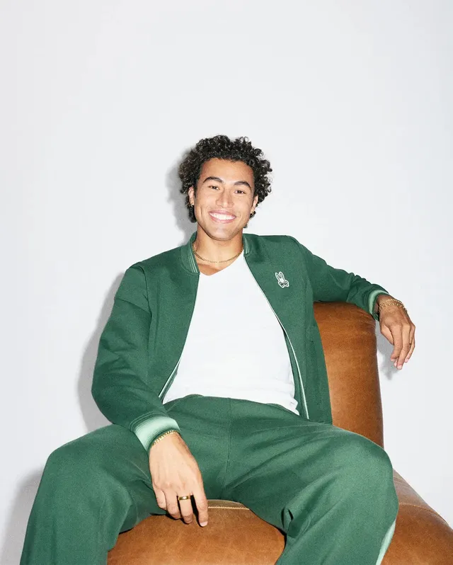 Psycho Bunny Jackets Jaydon Track Jacket giacca da tuta verde Pineneedle