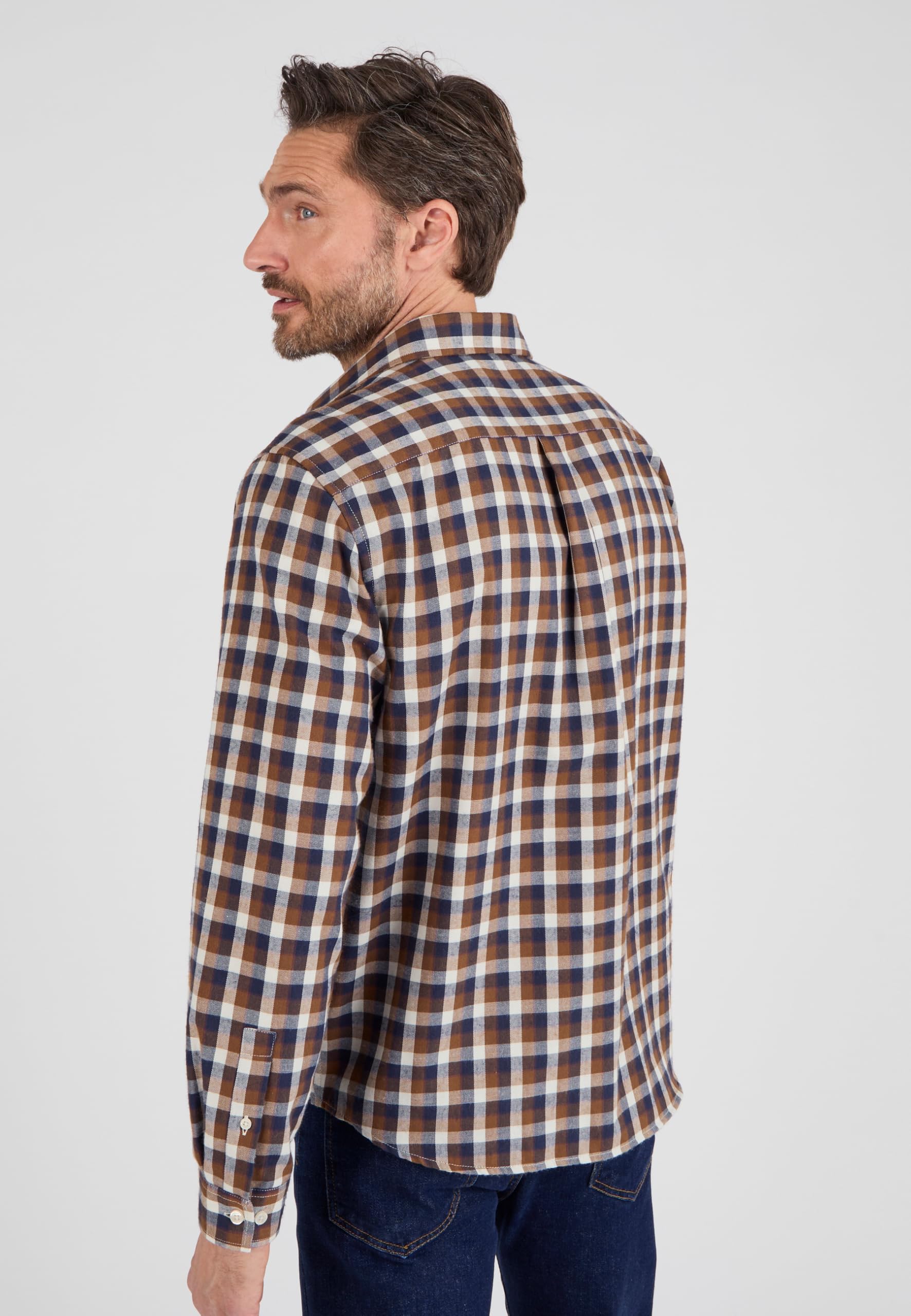 Damart Thermolactyl Camicia in flanella a quadri uomo 44