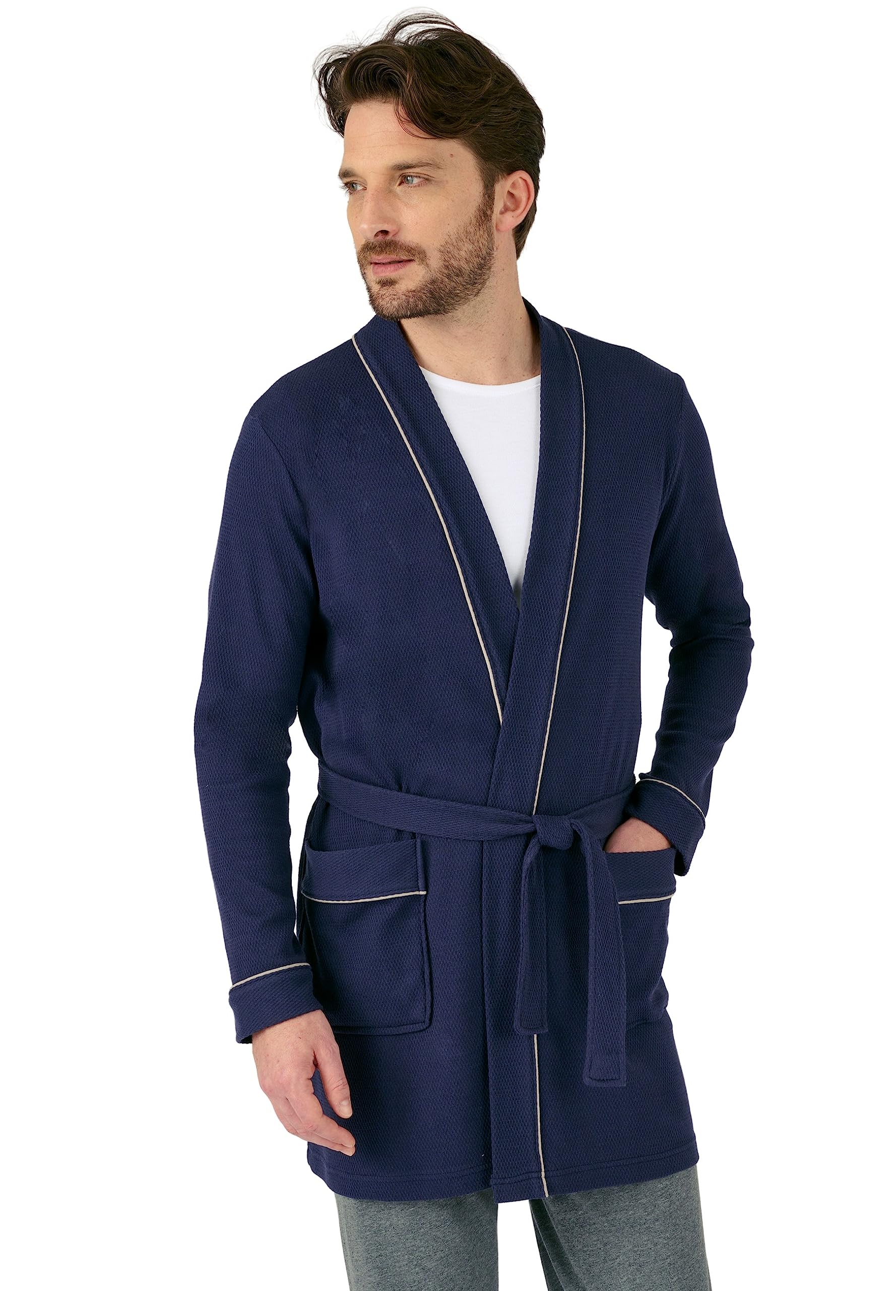 Damart Homewear abito da camera maglia a nido d’ape M 94-101 cm leggero