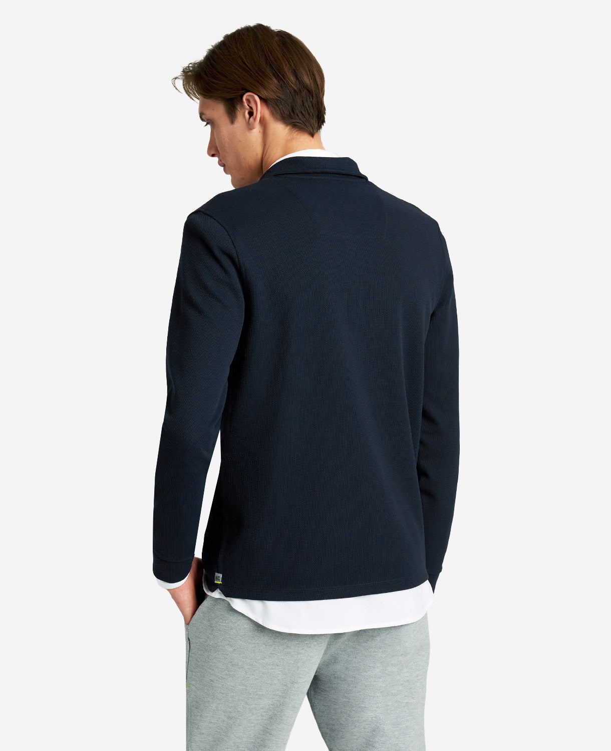 Kenneth Cole Reaction Clothing Kenneth Cole Sport Quarter-Zip Knit Pullover pullover blu navy S traspirante