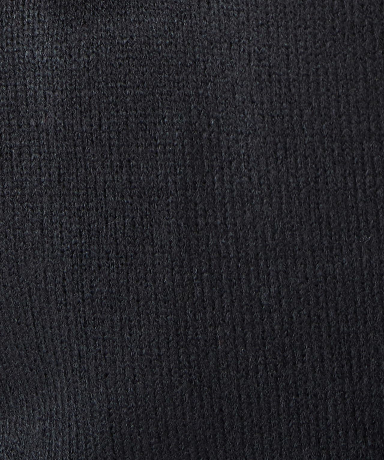 Damart Prêt-à-porter maglione collo alto abbottonato nero 48