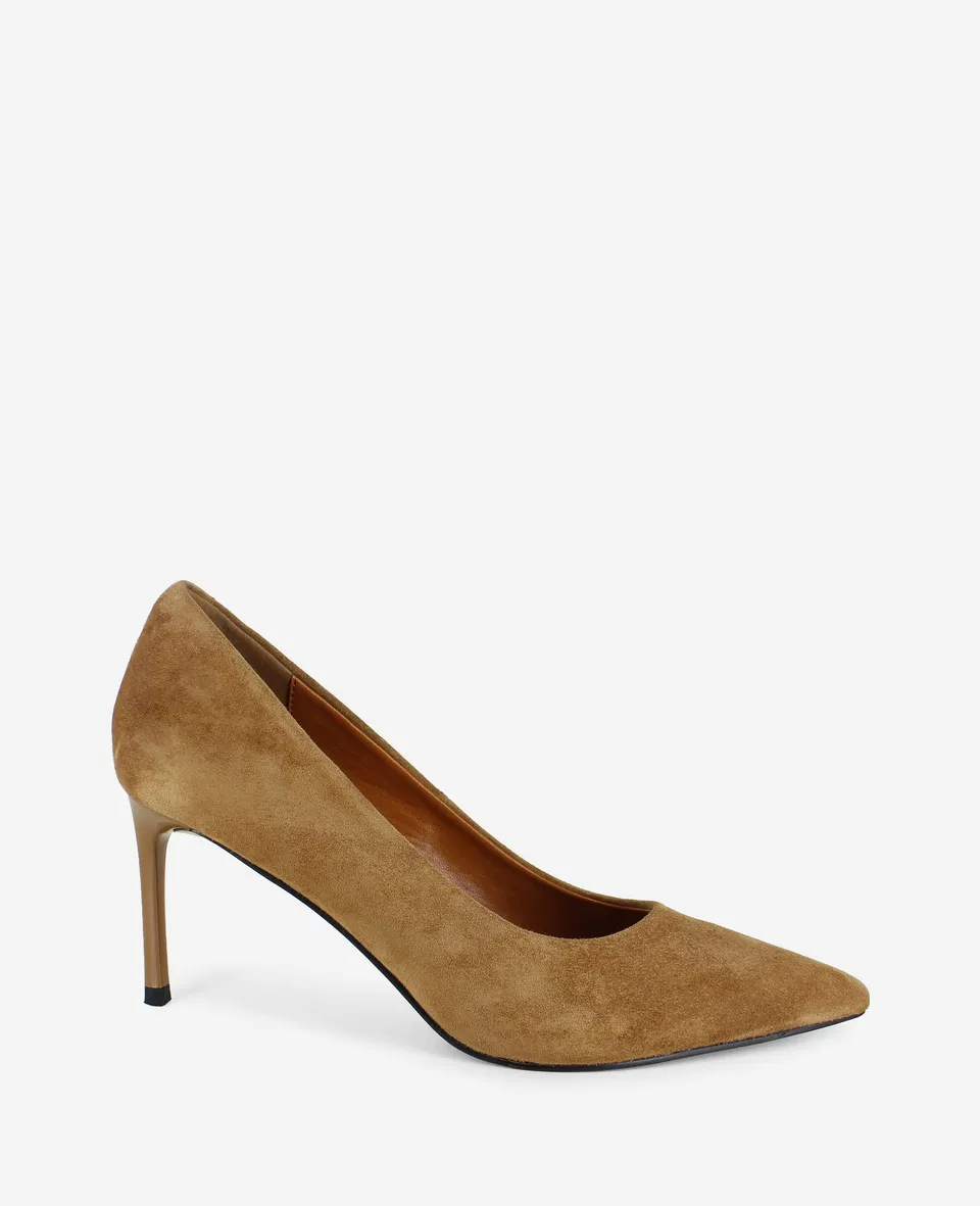 Kenneth Cole Reaction Shoes Perfect Suede Heel décolleté spice suede memory foam