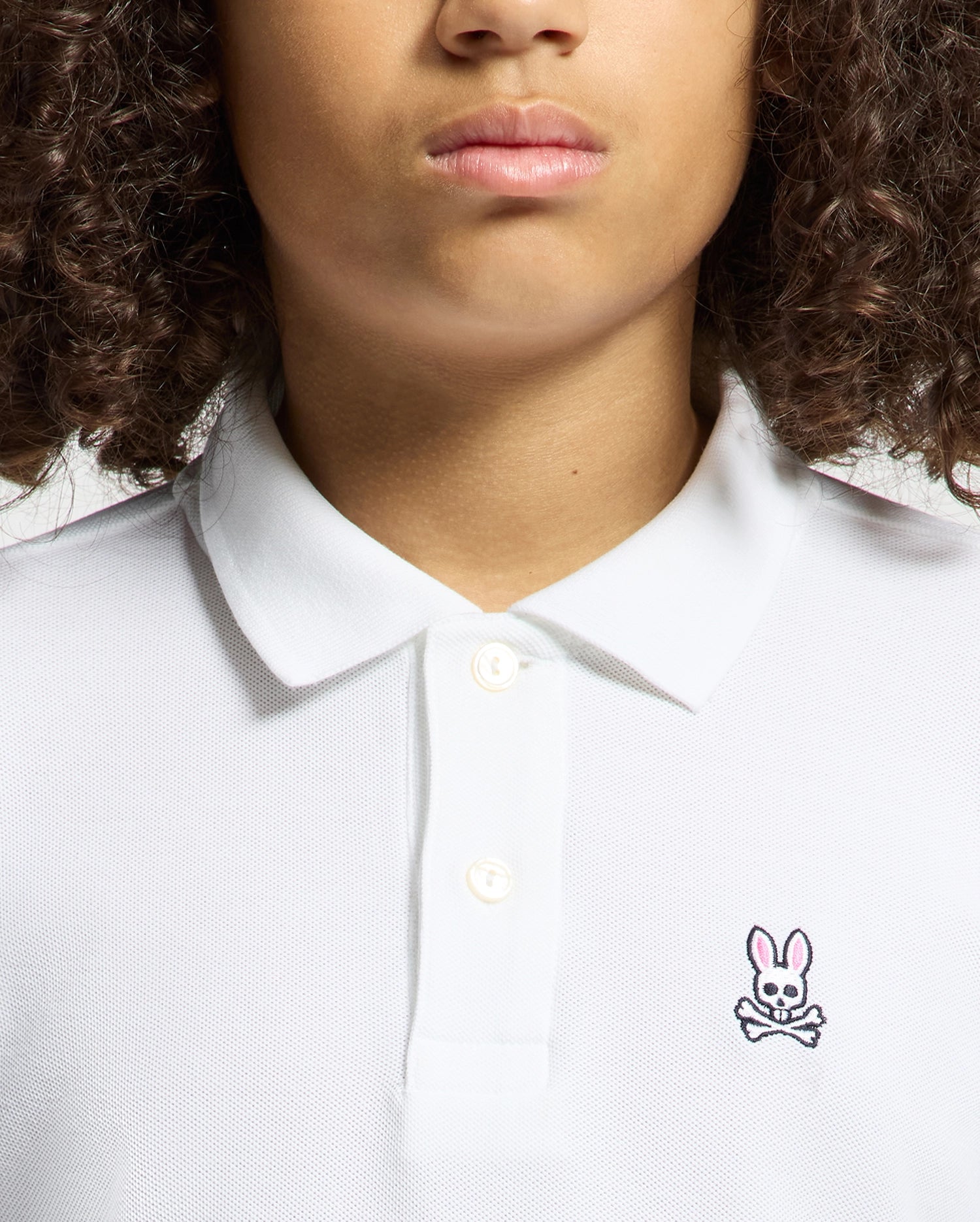 Psycho Bunny Kids Polo Shirts KIDS CLASSIC PIQUE POLO SHIRT polo bianca