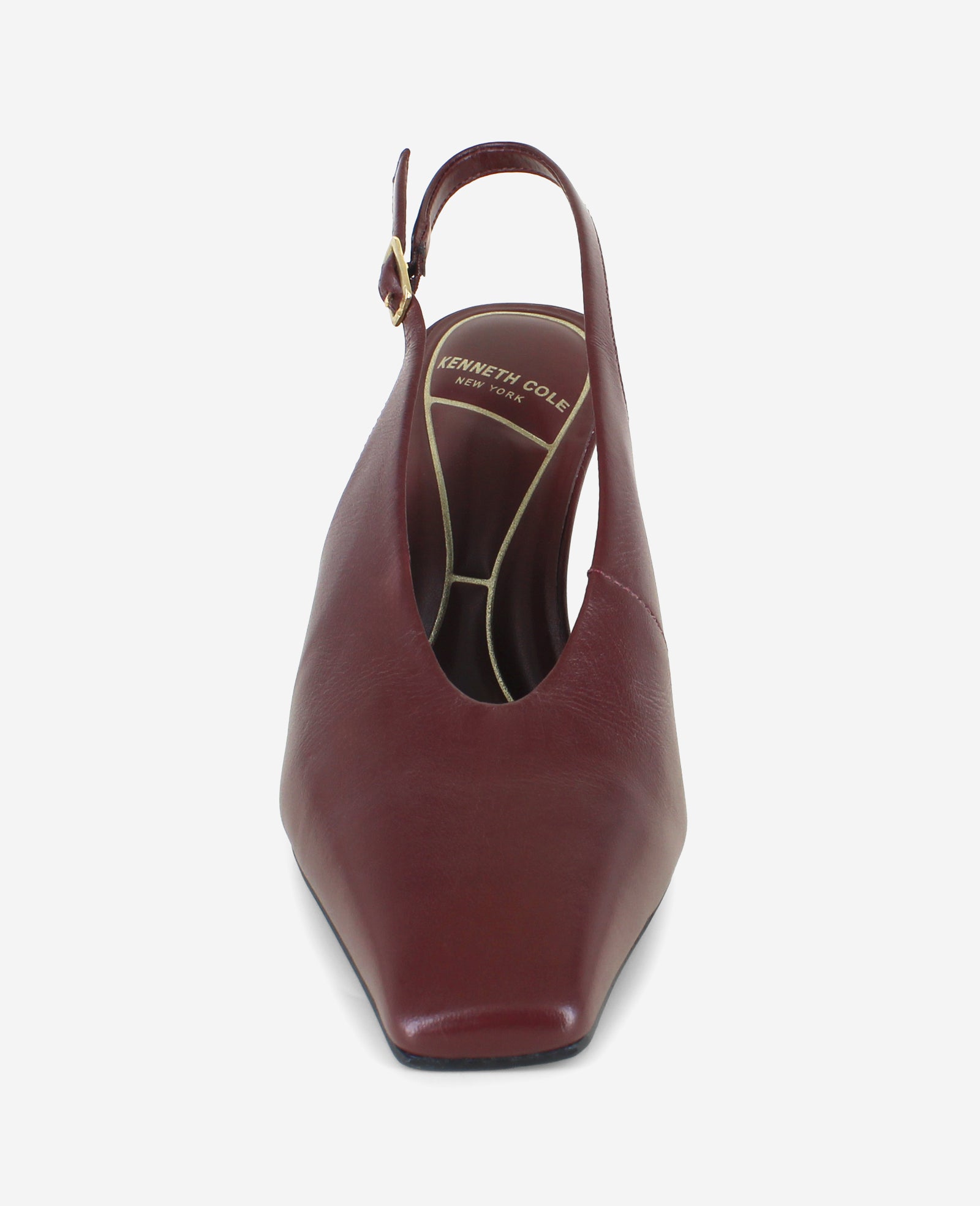 Kenneth Cole Reaction Aerial Leather Slingback Heel slingback bordeaux in pelle