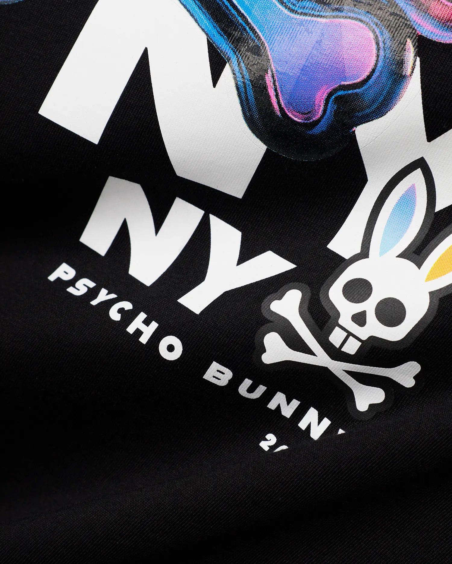Psycho Bunny Men's Tees Men's Kenji Pima Cotton Graphic Tee nera