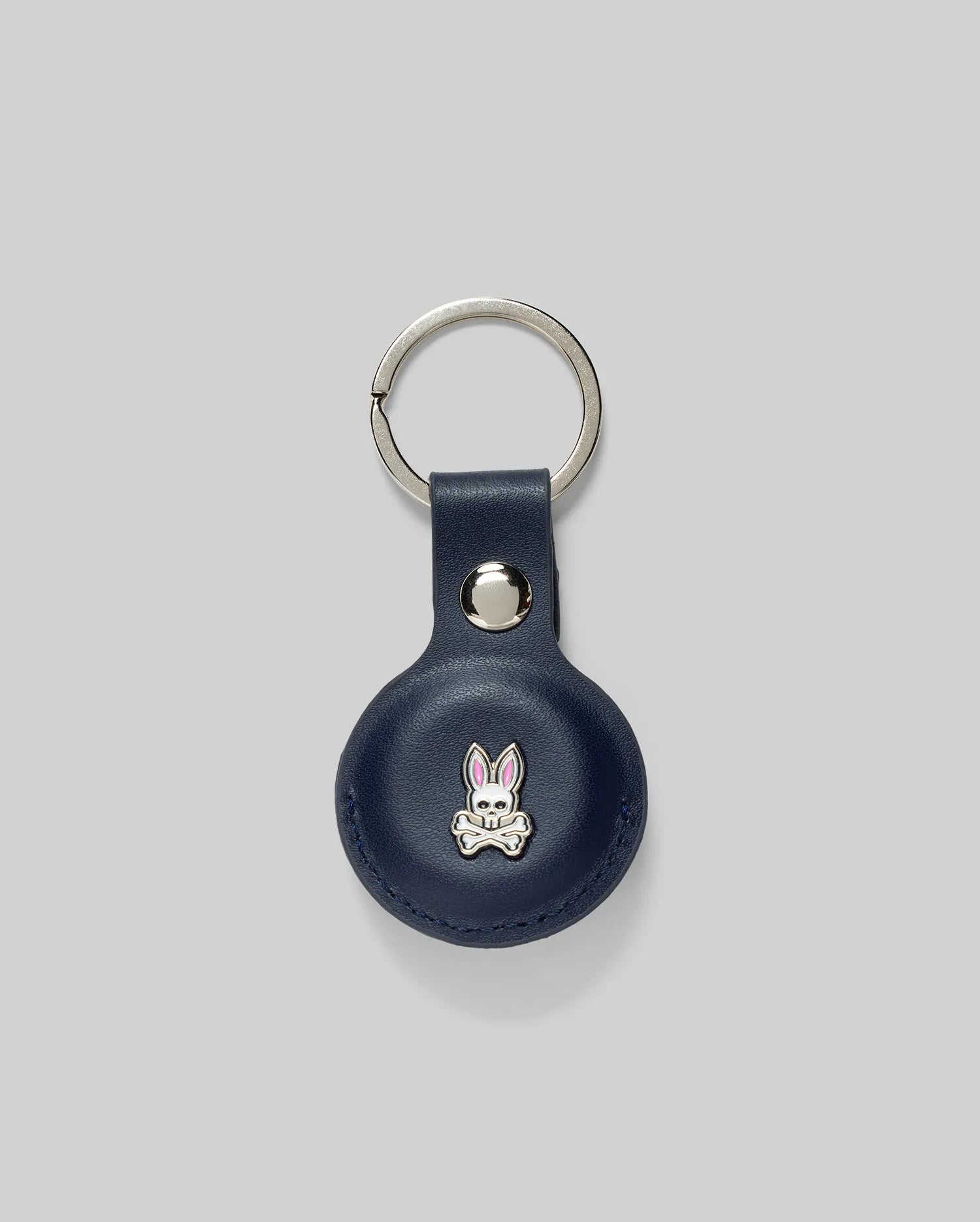 Psycho Bunny Accessories Air Tag Holder portachiavi blu navy O/S in gomma