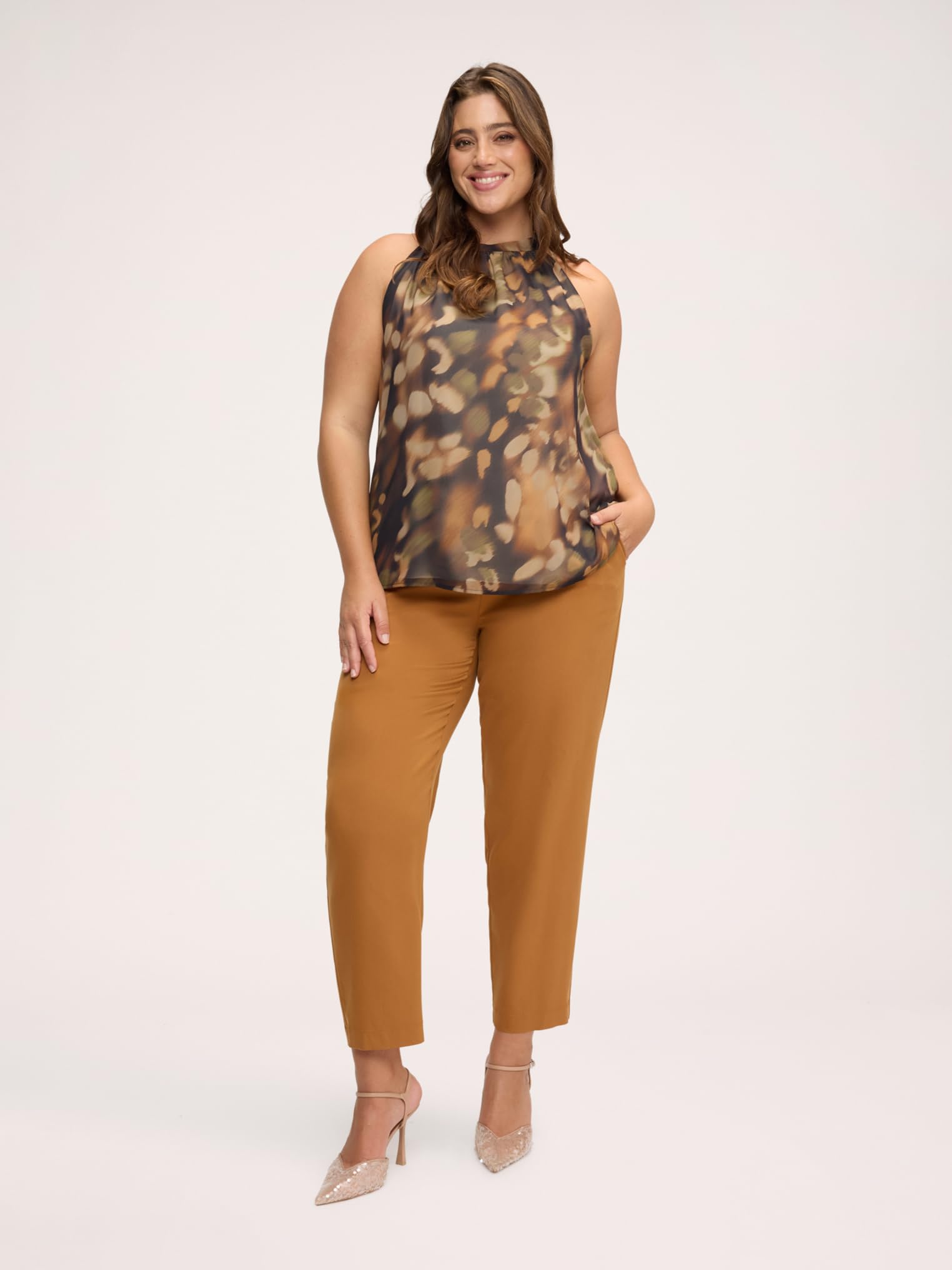 Fiorella Rubino Camicie e bluse Blusa con stampa all over M Plus