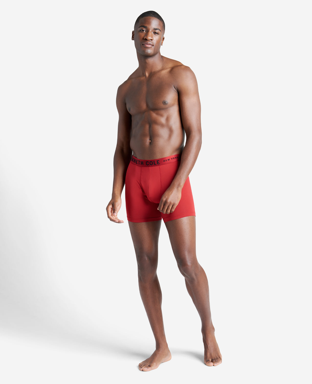 Kenneth Cole Reaction Clothing Micro Stretch boxer brief 3 pezzi cotone nero rosso grigio