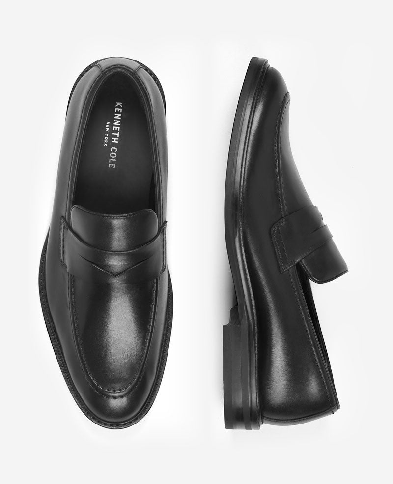 Kenneth Cole Reaction Shoes Ofrey Penny Loafer mocassino nero