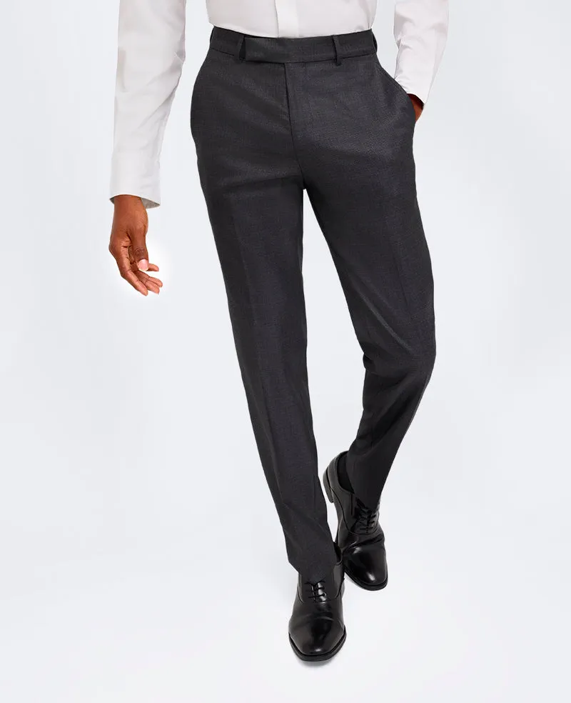 Kenneth Cole Reaction Clothing Ready Flex Suit Separate Pant pantaloni da abito Gunmetal slim fit
