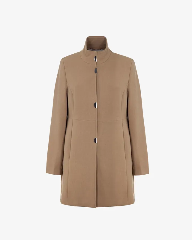 Markup Donna Cappotti Cappotto midi in doppio crepe cappotto