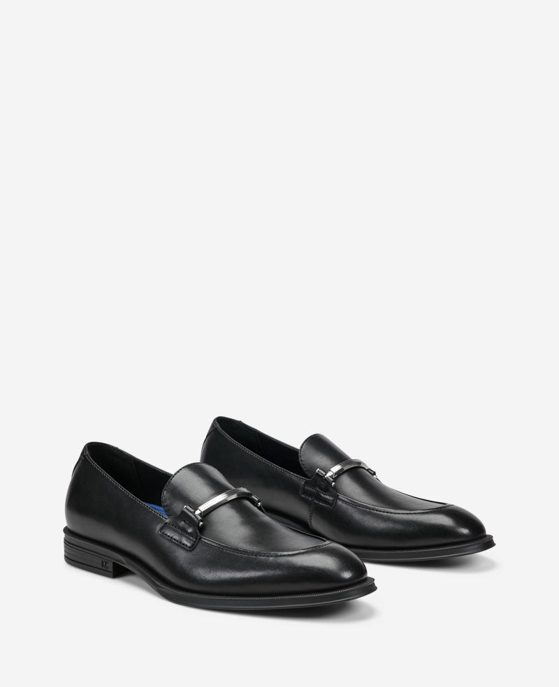 Kenneth Cole Reaction Shoes REACTION - Armand2 Apron Toe Bit Loafer mocassino nero uomo