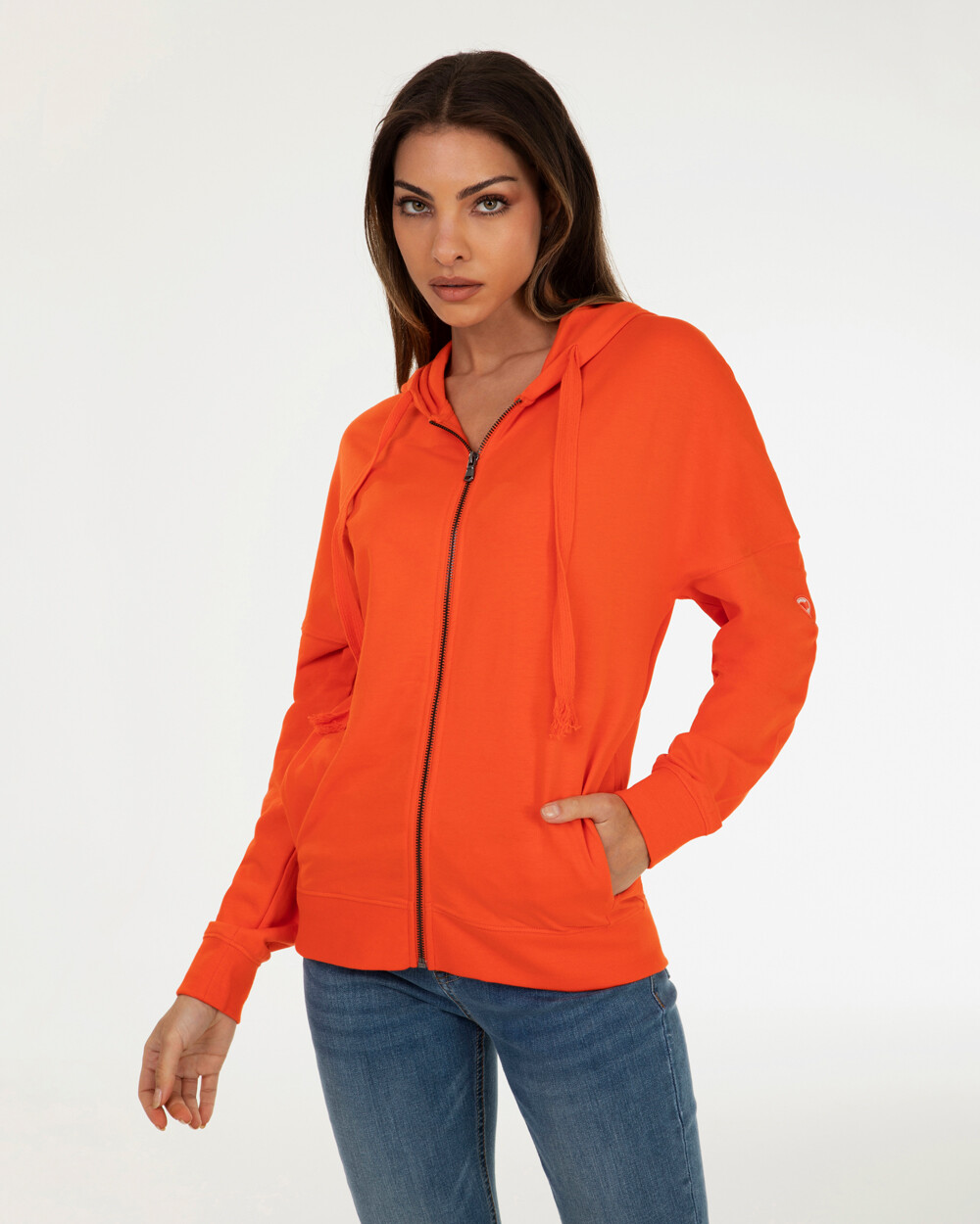 Markup Donna T-Shirt & Felpe Felpa con cappuccio e zip