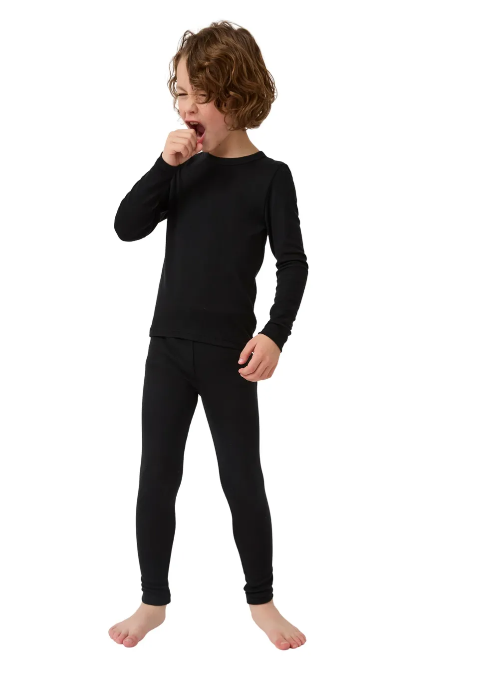 Damart Thermolactyl Sensitive maglietta termica maniche lunghe bambini bianco sporco