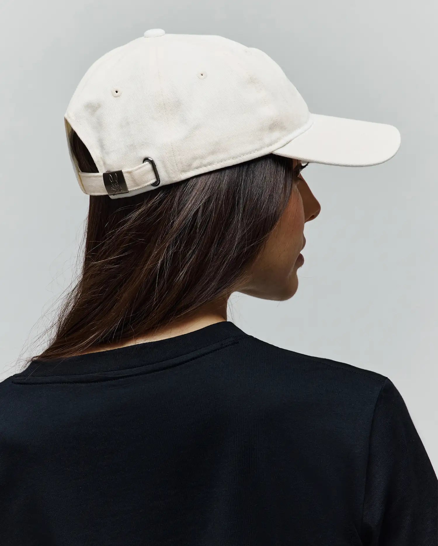 Psycho Bunny Accessories Jimmy Baseball Cap cappellino bianco cotone