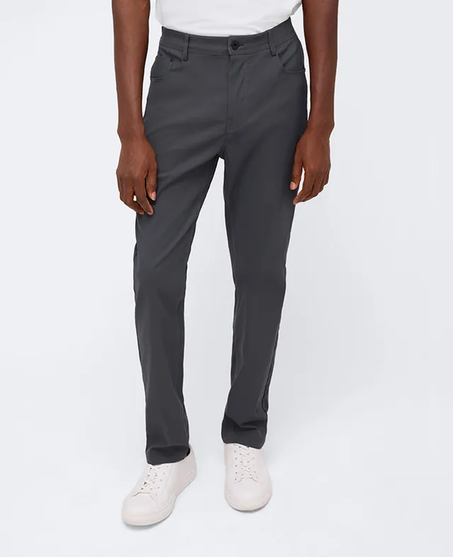 Kenneth Cole Reaction Slim Original Flex 5-Pocket Pant pantaloni grigi idrorepellenti