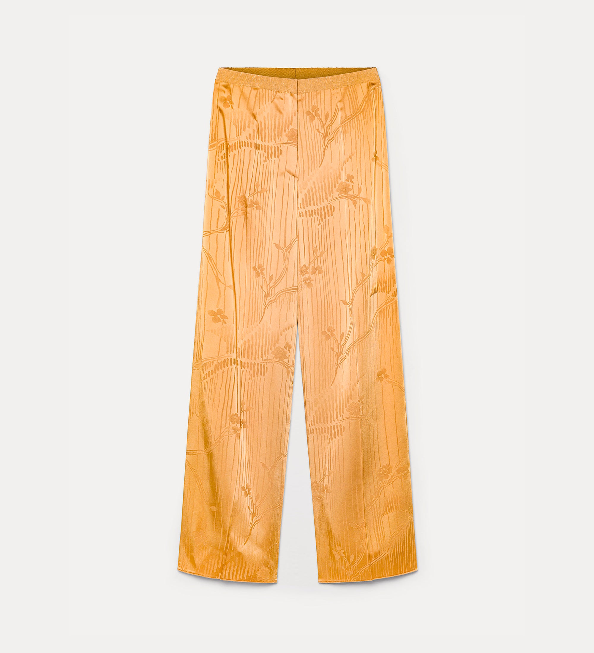 Forte The Lotus pantaloni jacquard heliodore vita alta