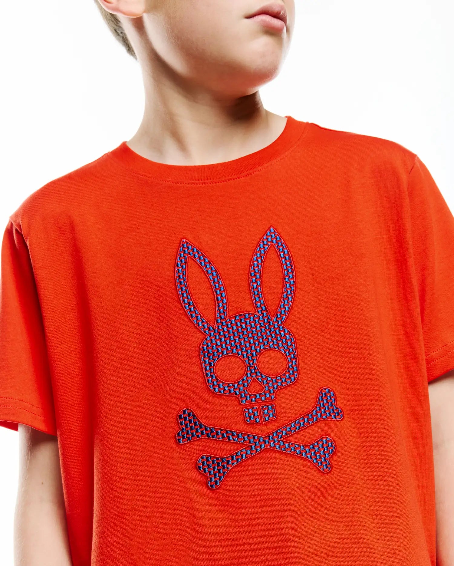 Psycho Bunny Kids Tees Stan Graphic Tee maglietta rossa bambini