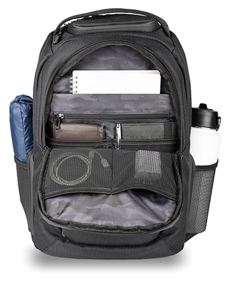 Kenneth Cole Reaction Luggage Parker Backpack zaino nero impermeabile porta laptop