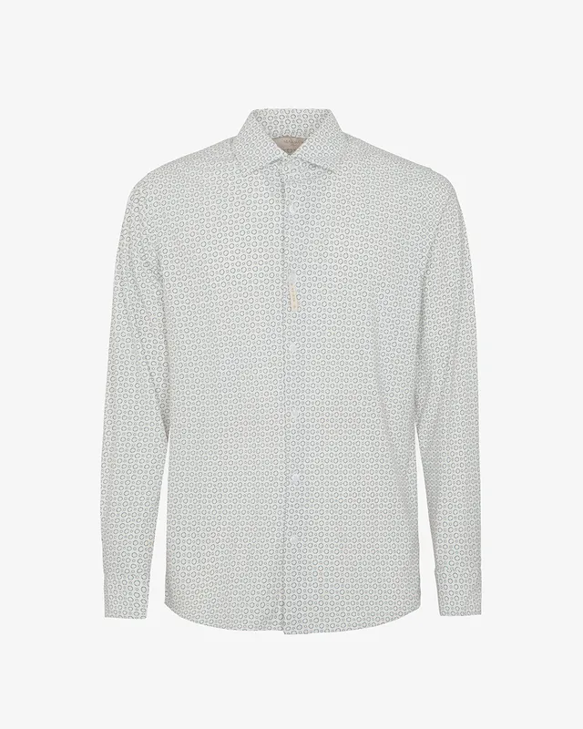 Markup Uomo Camicie Camicia collo italiano no iron stampata