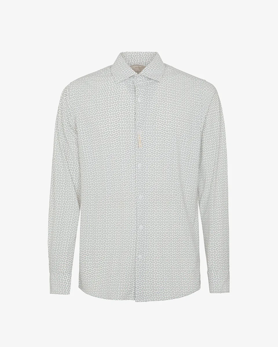 Markup Uomo Camicie Camicia collo italiano no iron stampata