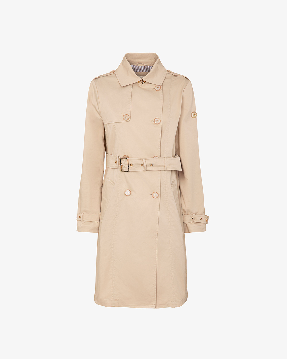Markup Donna Giacche & Giubbotti Trench in cotone doppiopetto