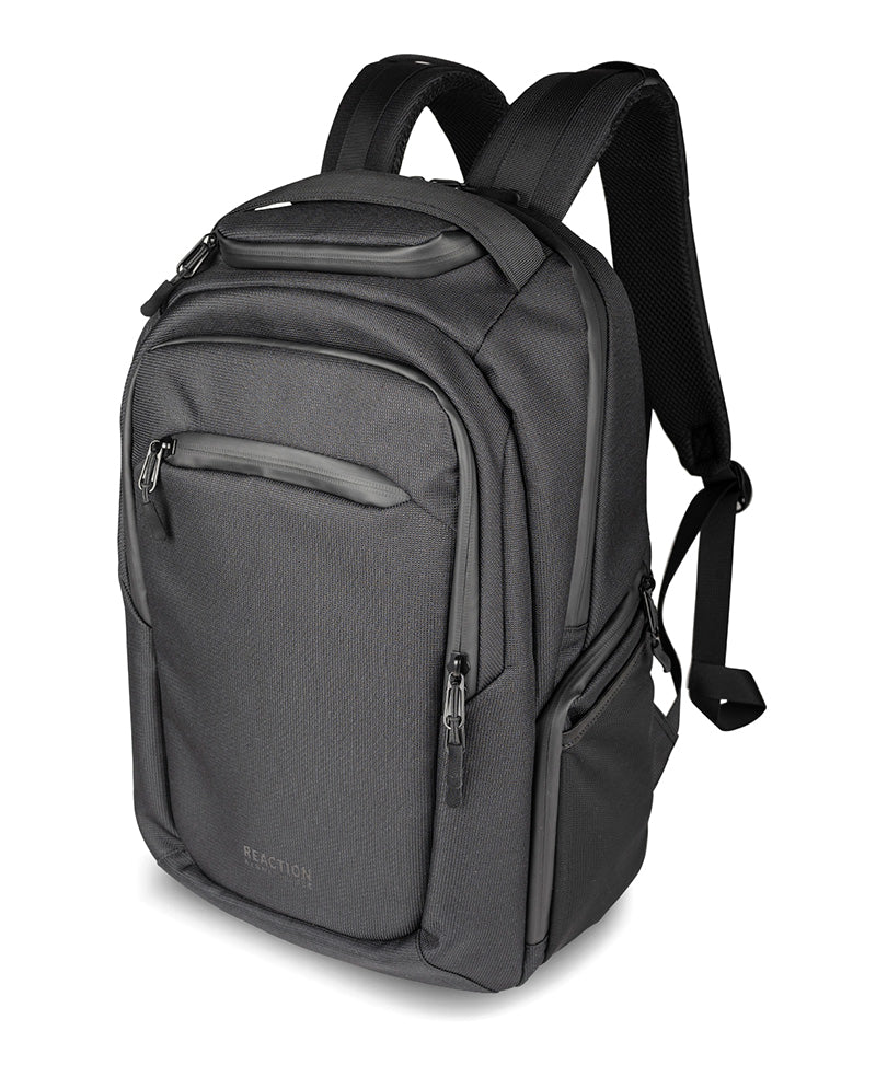 Kenneth Cole Reaction Luggage Parker Backpack zaino nero impermeabile porta laptop