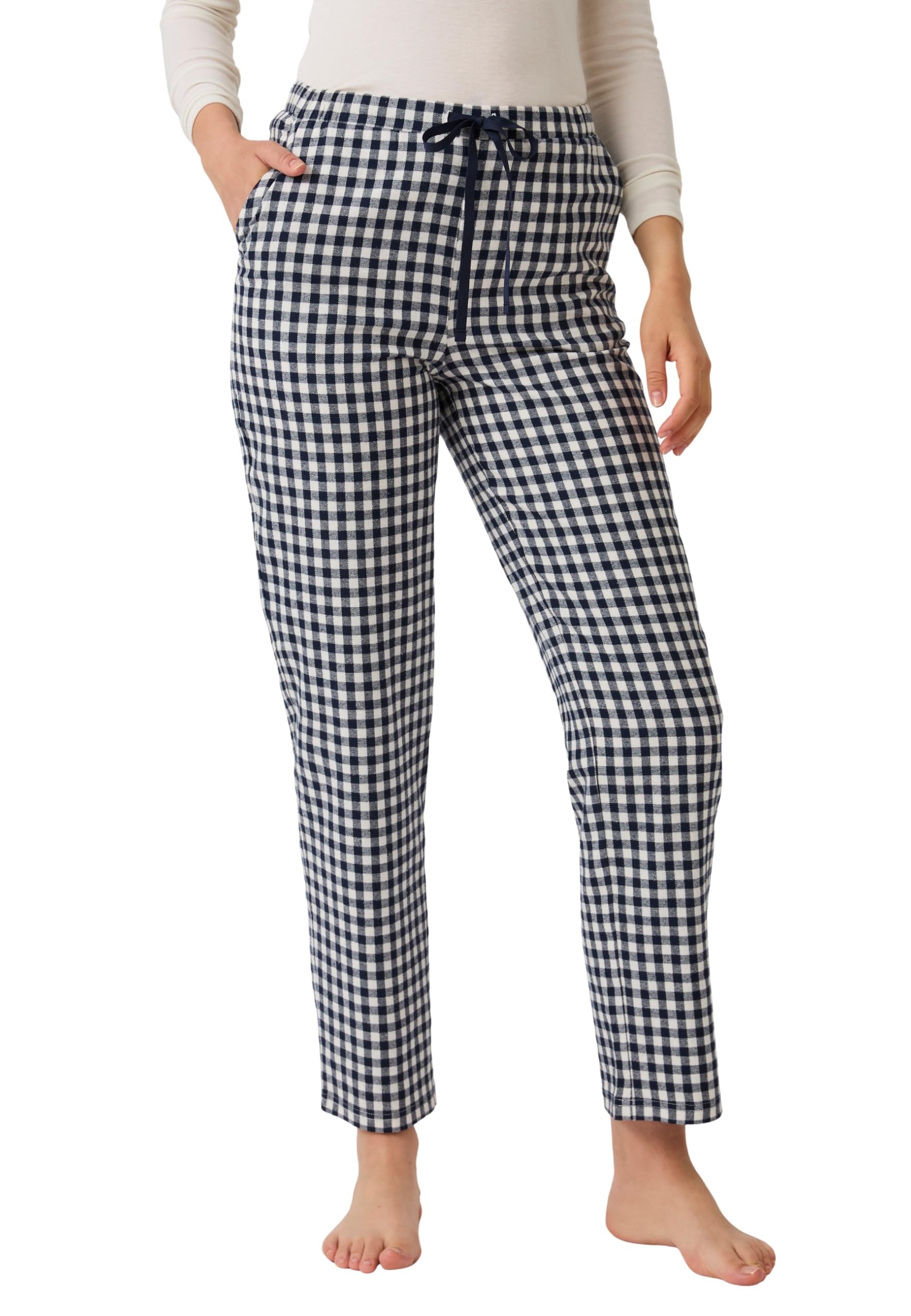 Damart Homewear pantaloni da pigiama in flanella da donna