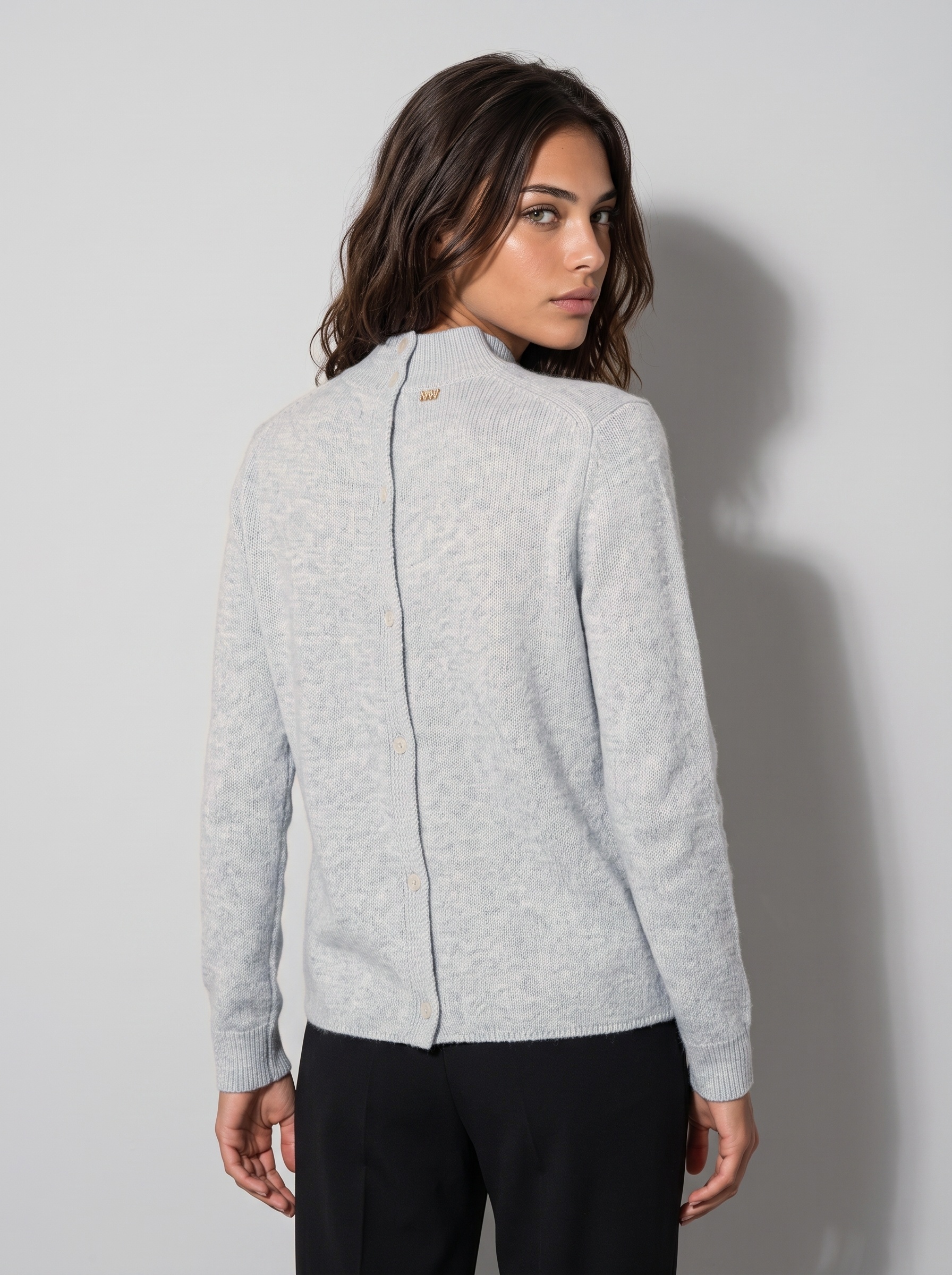 Markup Donna Maglieria Lupetto in filato mohair e lurex