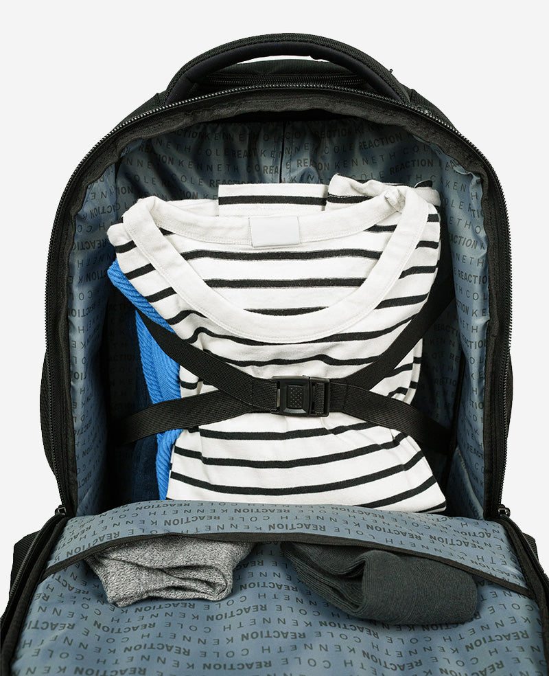 Kenneth Cole Reaction Luggage R-Tech Wheeled Backpack zaino trolley nero 22 pollici impermeabile