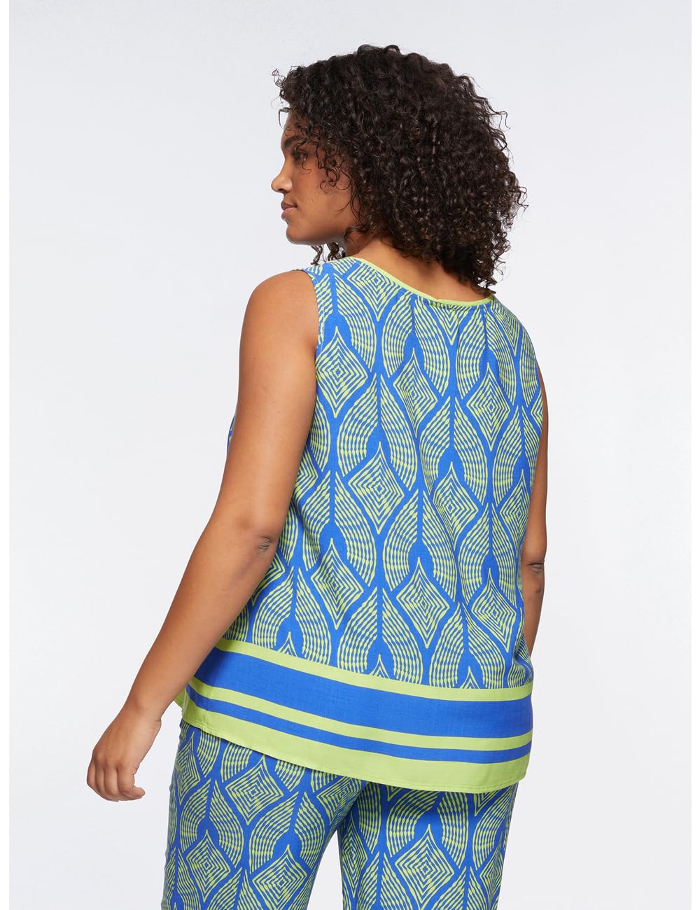 Fiorella Rubino Top e t-shirt Top Stampato in Viscosa ECOVERO top 58 Plus