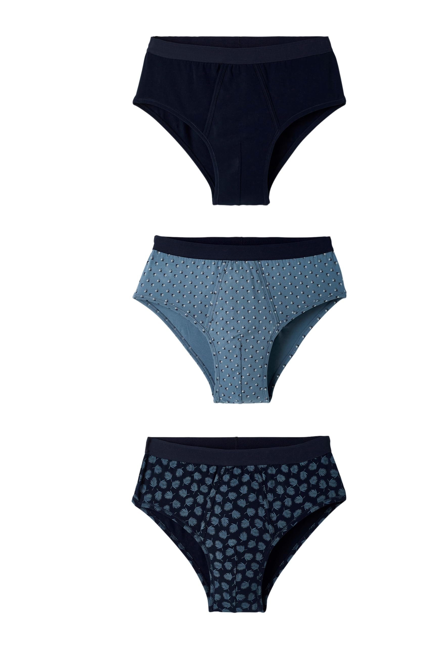 Damart Biancheria intima Set di 3 slip aperti da uomo beige grigio S