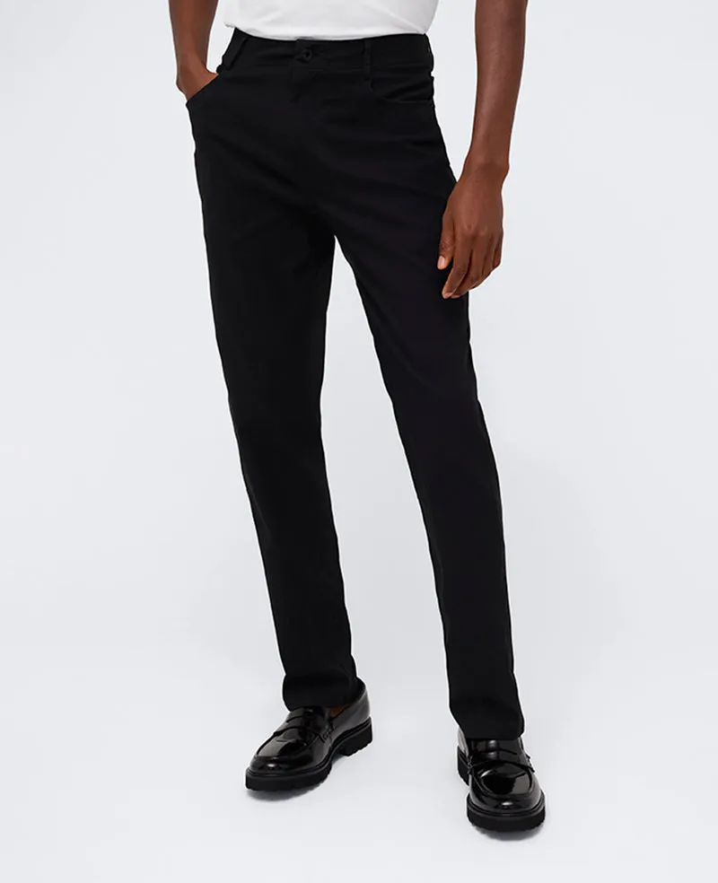 Kenneth Cole Reaction Clothing Slim Tapered Flex 5-Pocket Pant pantaloni neri elasticizzati