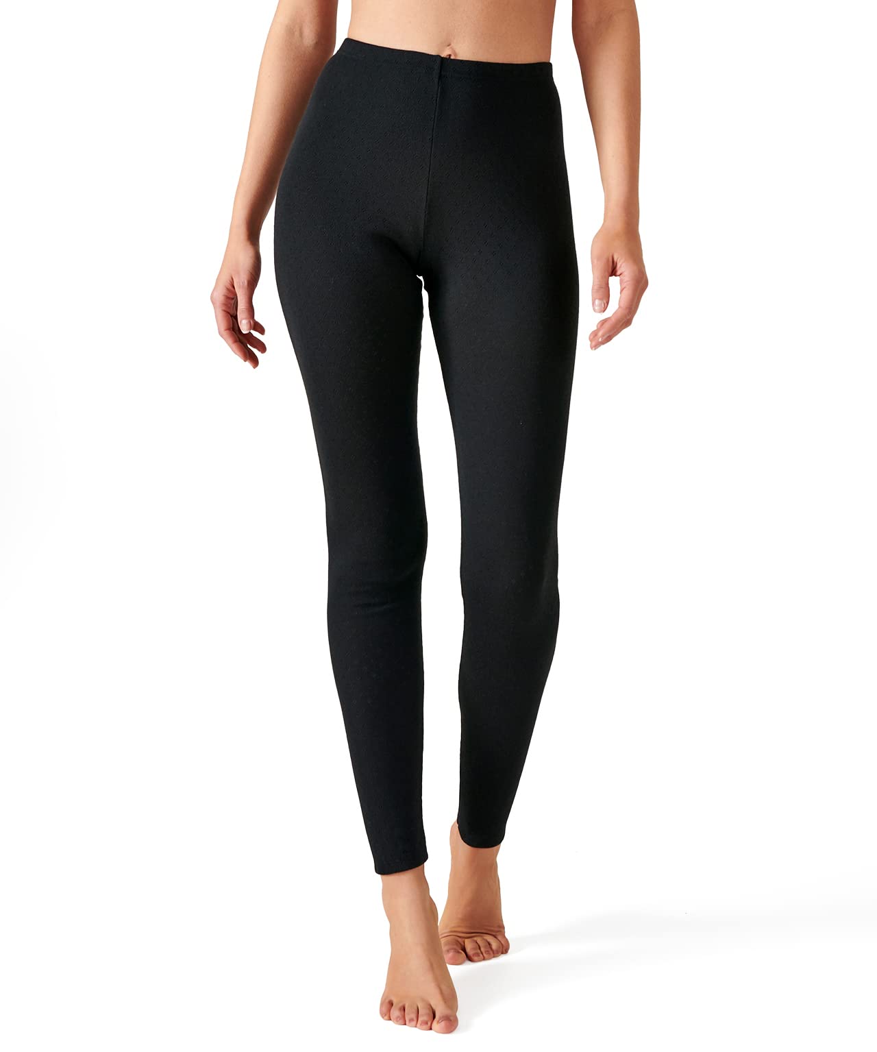Damart Thermolactyl leggings invernali traforati grigi calore Intense 4