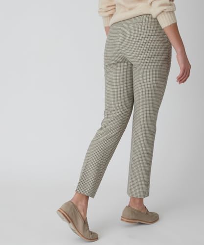 Damart Prêt-à-porter Pantaloni 7/8 Bi-Stretch da donna aderenti beige melange