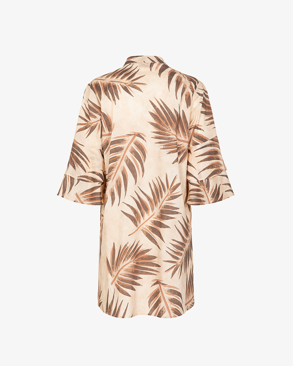 Markup Donna Vestiti Abito corto in popeline stampa foliage